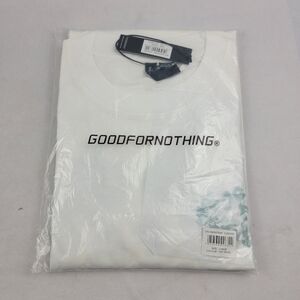 NWT‎ Good For Nothing butterfly print white oversized tshirt Size Large